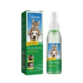 Yegbong Pet Tooth Deodorizer Spray - Dogs Universal Mouth Cleaning Breath Freshening Spray