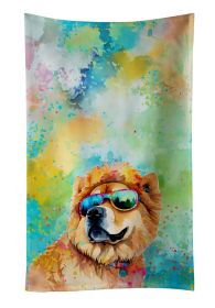 Chow Chow Hippie Dawg Kitchen Towel Dish Cloths Guest Hand Towel Decorative Bathroom Towel for Face,Tea, Dishcloth, Kitchen and Bath