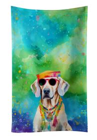 Weimaraner Hippie Dawg Kitchen Towel Dish Cloths Guest Hand Towel Decorative Bathroom Towel for Face,Tea, Dishcloth, Kitchen and Bath