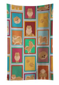 Lots of Orange Pomeranian Kitchen Towel Dish Cloths Guest Hand Towel Decorative Bathroom Towel for Face,Tea, Dishcloth, Kitchen and Bath