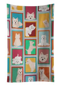 Lots of Westie Kitchen Towel Dish Cloths Guest Hand Towel Decorative Bathroom Towel for Face,Tea, Dishcloth, Kitchen and Bath