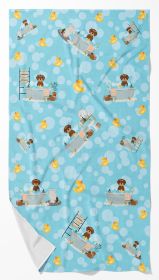 Wirehair Red and Tan Dachshund Bath Towel Large Oversized Plush Fitness Body Towel, Ultra Soft Absorbent Quick Drying, 42"L x 24"W