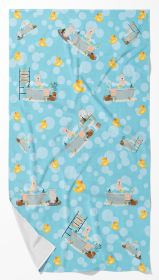 Soft Coated Wheaten Terrier Bath Towel Large Oversized Plush Fitness Body Towel, Ultra Soft Absorbent Quick Drying, 42"L x 24"W