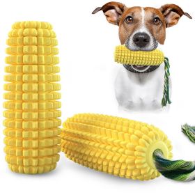 Pet Dog Toy Interactive Rubber Balls for Small Large Dogs Puppy Chewing Toys Pet Tooth Cleaning Indestructible Dog Food Ball (Color: yellow-Squeak1, Ships From: China)